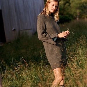 Madewell Donegal green sweater dress